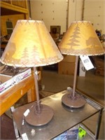 (2) Bear & Moose Lamps