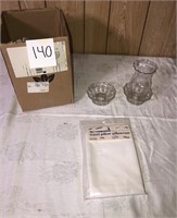 Travel Pillowcase and Glass Candle Holder