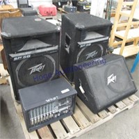 Peavey speakers SP5G,pair, one other, Yamaha