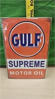 Gulf oil sign