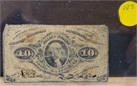 1863 U.S. 10 CENT FRACTIONAL CURRENCY NOTE