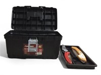 husky Tool box with Hand Tools, Box Cutters