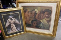 2 Pcs African American Art Prints