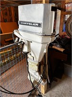 Vintage Chrysler 35Hp Outboard Motor w/Controls