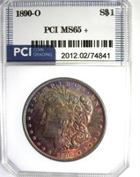 1890-O Morgan MS65+ LISTS $2000