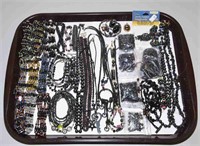 30 ASSORTED PIECES OF HEMATITE MAGNETIC COSTUME