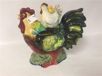 Rooster Cookie Jar - 12" Tall