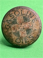 Vintage Gasoline Oils Button