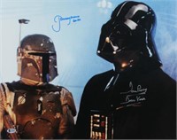 David Prowse & Jeremy Bulloch Signed BAS COA