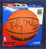 Rick Mahorn #44 Autographed Basketball