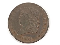 1834 Half Cent