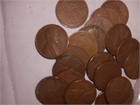 Lot of US Wheat Back Pennies assorted Dates