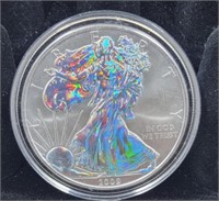 2009 American silver eagle hologram