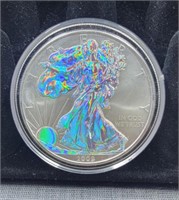 2009 American silver eagle hologram