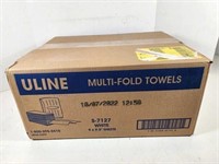 NEW Uline Multi Fold Paper Towel S-7127, 9" x 9.5"