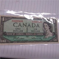 1954 CDN $1 BILL