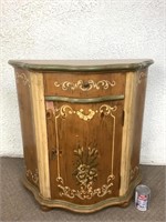 Petite armoire ancienne en bois, peint à la main