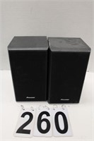 Pair Pioneer Bookshelf Speakers Model #S-HF21-LR