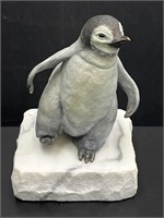 Penguin Marble Figure Sculpture