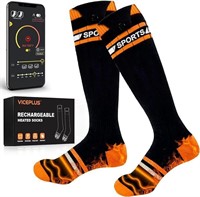 NEW/ VICEPLIS Rechargeable Thermal Heated Socks,