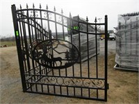 New/Unused 20' Bi-Parting Wrought Iron Gates