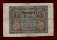 GERMANY 1920 CIRCULATED 100 MARK BANKNOTE