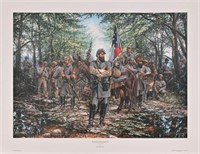 John Paul Strain Signed Civil War Print