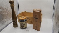 Peugot France Pepper Grinder, Wine Case, Wild