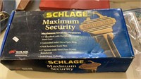 Schlage 1 inch deadbolt with hardened steel core