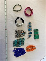 9 misc Jewelry Bracelets