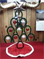 Handcrafted Horseshoe Christmas Tree