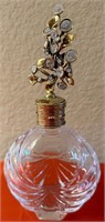 Q - FRANCH CRYSTAL PERFUME BOTTLE (S54)