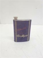 Stainless Steel Crown Royal Flask in Fitted Sleeve