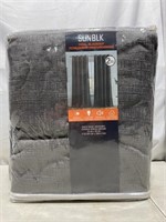 Sun Blk Total Blackout Curtains 2 Piece