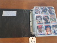 Binder of 1992 Upper Deck  baseball cards