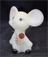 (S1) Hand Painted Fenton Mouse - 3" tall