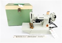 1964 Singer Light Green Feather Weight Sewing