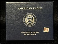 2011 AMERICAN EAGLE 1 OZ PROOF SILVER COIN
