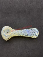 Glass pipe yellow and blue (living room)