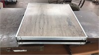 3-Aluminum folding tables approx 60” x 24”