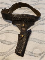 Tex Shoemaker Black Basketweave Duty Holster