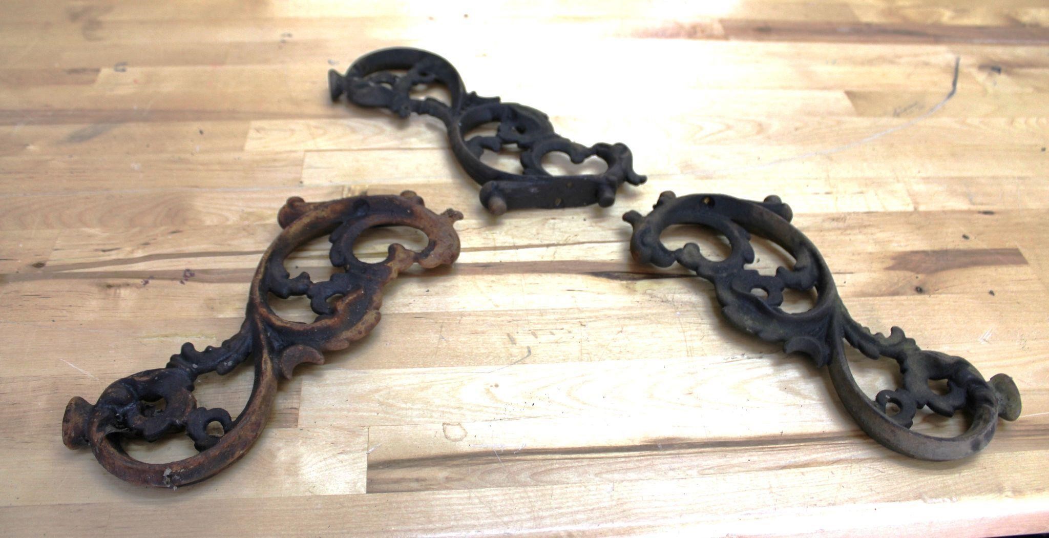 Antique Cast Iron Accent Pieces set of 3