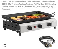 3 BURNER GAS GRIDDLE