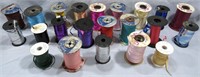 22 RIBBON SPOOLS * SEVERAL DIFFERENT COLORS