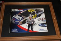 2002 Jimmy Johnson #48 Framed print