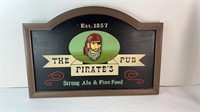 PIRATES PUB DECORATIVE SIGN