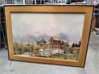 Vintage Oil Painting by Laszlo Kovacs