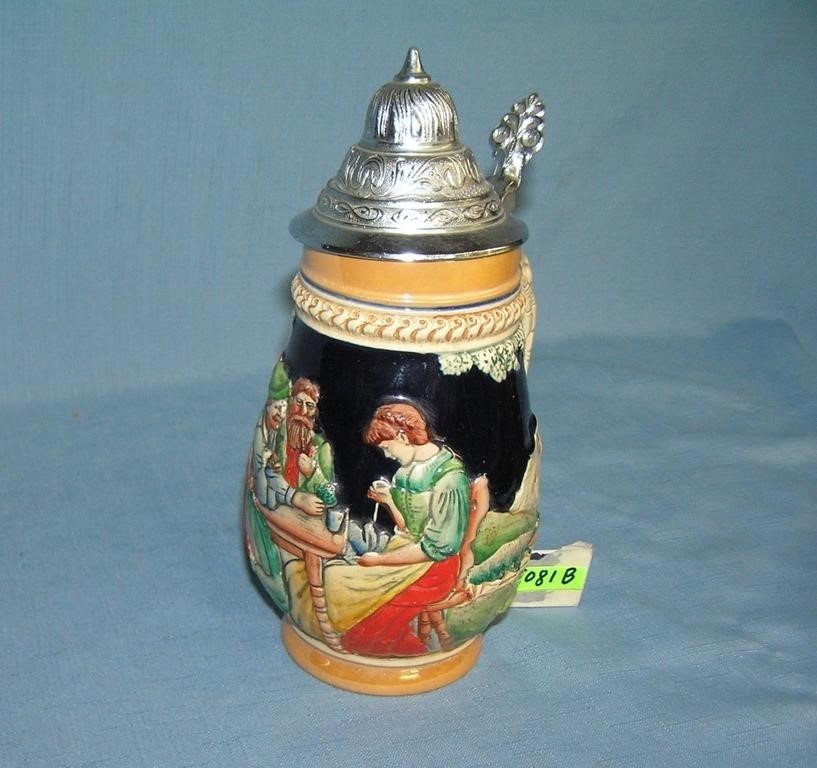 Early German beer stein