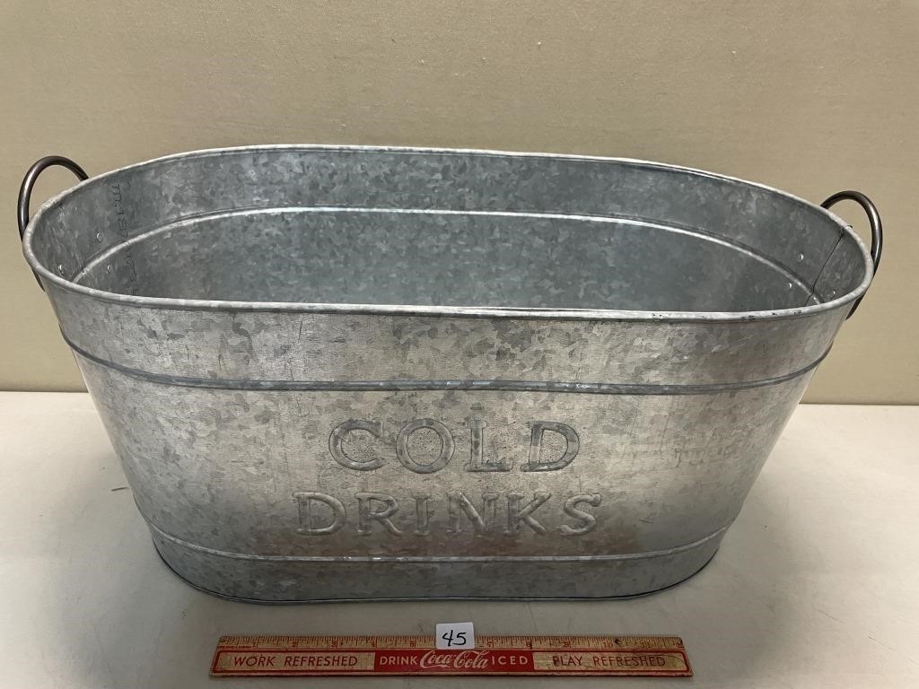 COLD DRINKS GALVANISED TUB