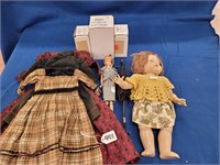 Lot of (2) Dolls & Doll Accessories